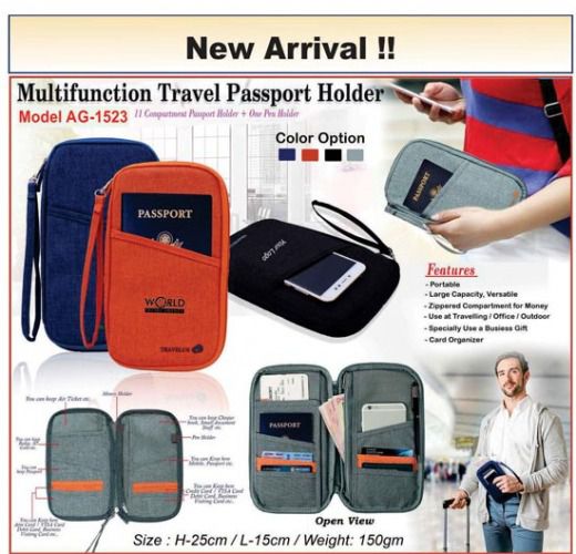 Multifunction Travel Passport Holder AG 1523