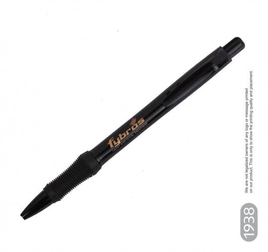 Real Gripper Full Black Pen