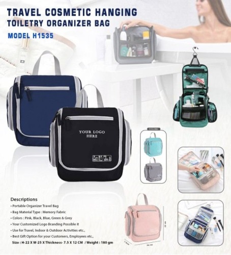 Travel Cosmetic Hanging Toiletry Organizer Bag H1535