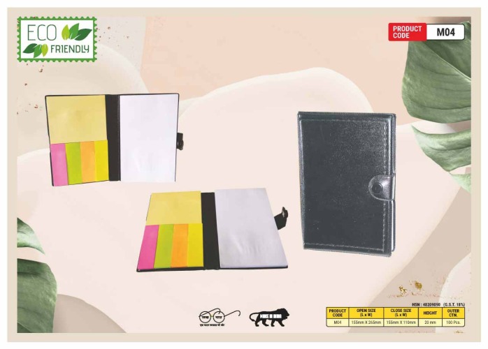 Foam Folder With Sticky Notepad M04