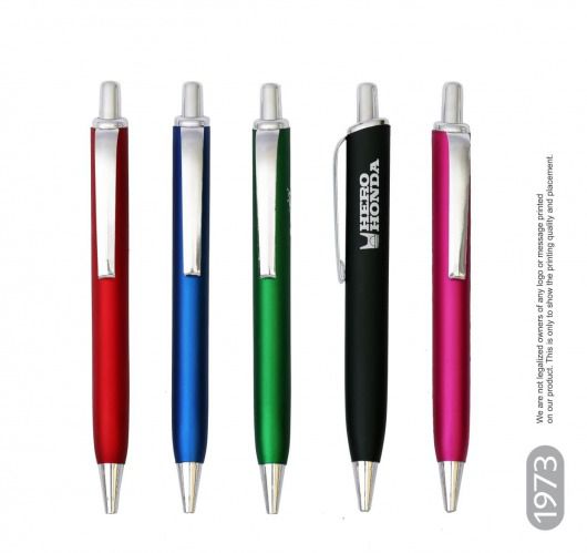 Oval Metalic Color Chrome Parts Pen