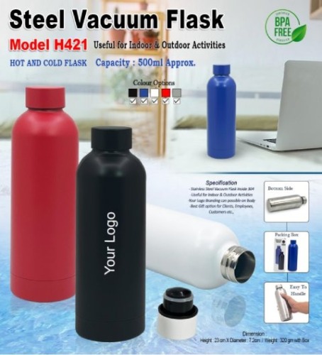 Steel Vacuum Flask H 421