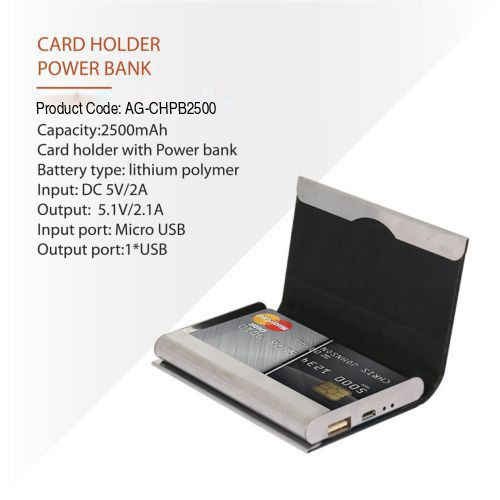 Card Holder Power Bank AG CHPB 2500