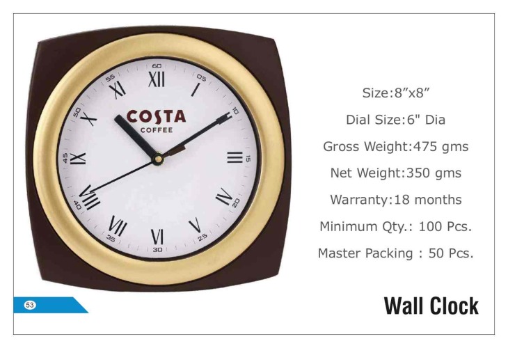 Costa Coffee Wall Clock  53