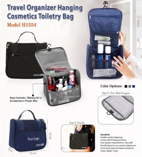 Travel Organizer Hanging Cosmetics Toiletry Bag H1554