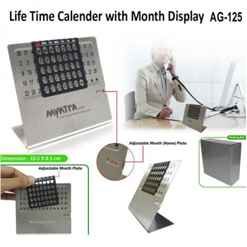 Life Time Calender With Month Display AG 125