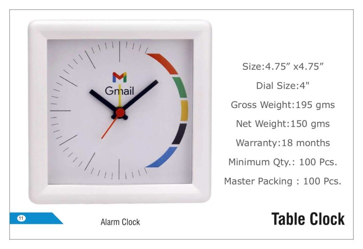 Gmail Table Clocks 11