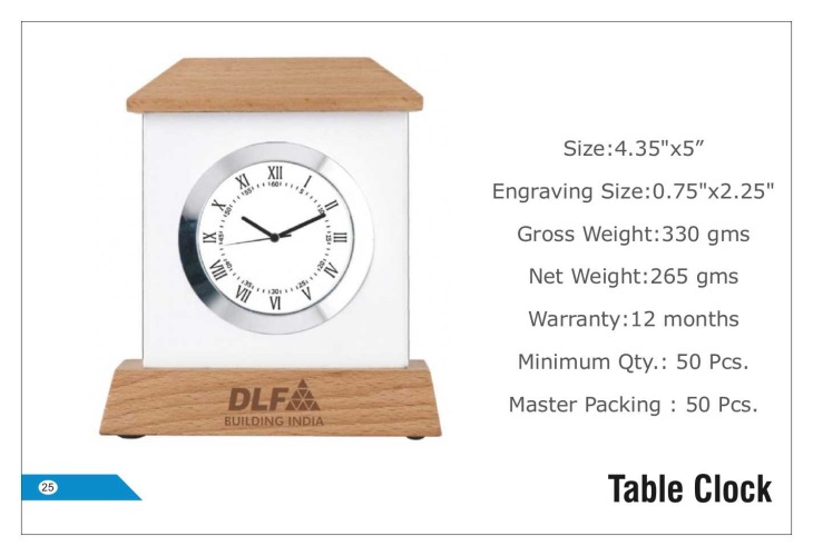 Dlf Table Clocks 25
