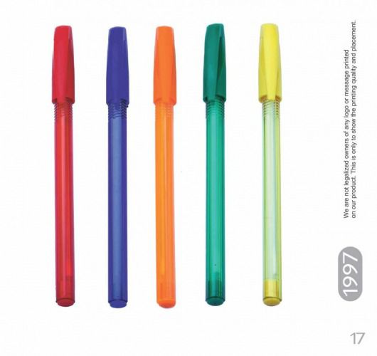 Race Transparent Color Ball Pen