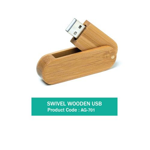 Swivel Wooden Usb AG 701