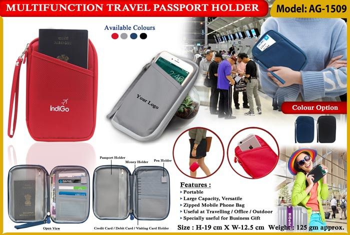 Multifunction Travel Passport Holder AG 1509