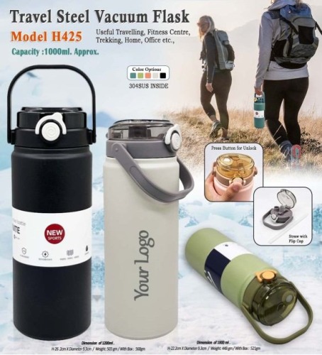 Travel Steel Vacuum Flask H425