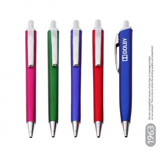 Square Metalic Color Chrome parts Pen