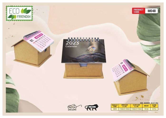 Eco Friendly House Cube With Calendar M048