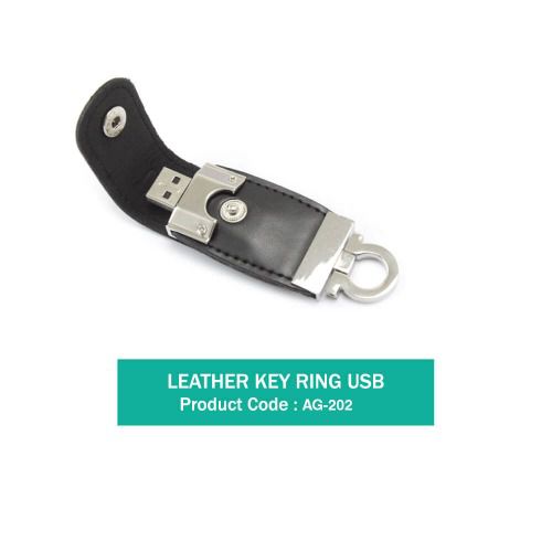 Leather Key Ring USB AG 202