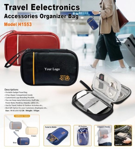 Travel Eelectronics Accessories Organizer Bag H1553