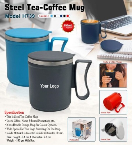 Steel Tea-Coffee Mug H739