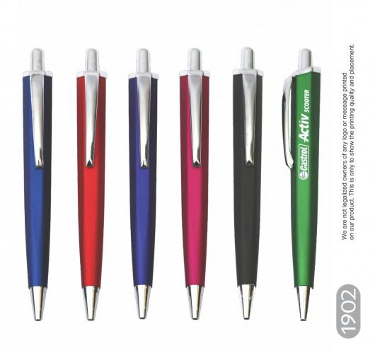 Hexagonal Metalic Color Chrome Parts Pens