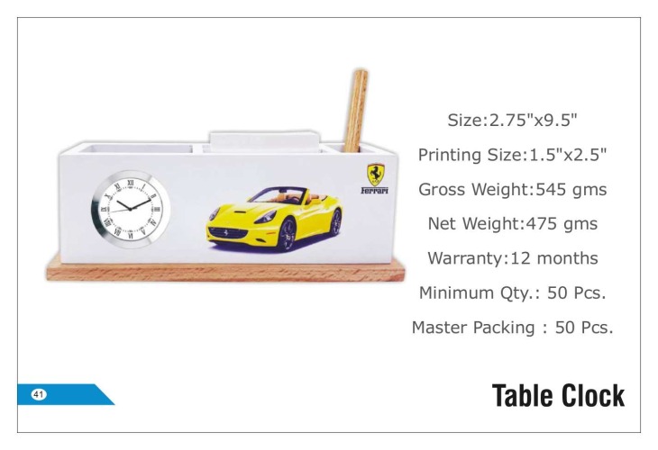 Ferrari Table Clocks  41