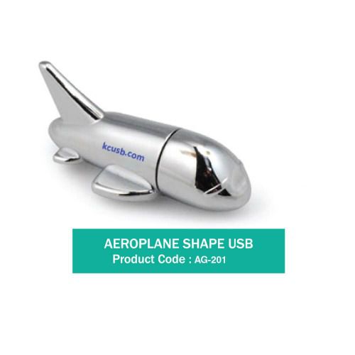 Aeroplane Shape Metal USB Pen Drive AG 201