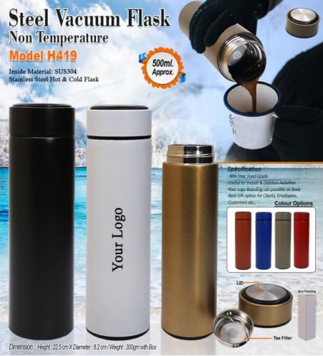 Steel Vacuum Flask H419