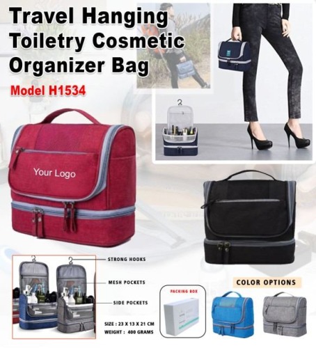 Travel Hanging Toiletry Cosmetic Organizer Bag H1534