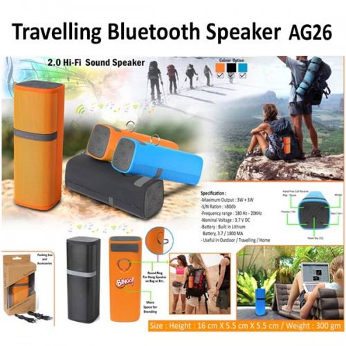 Travelling Bluetooth Speaker AG 26
