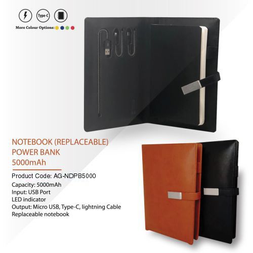 Note Book Replaceable Power Bank AGNDPB5000