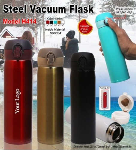 Steel Vacuum Flask H414