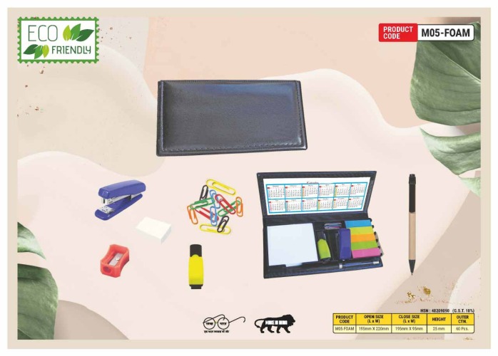 Eco Friendly Stationery Kit With Calculator With Sticky Note Pad M05-F