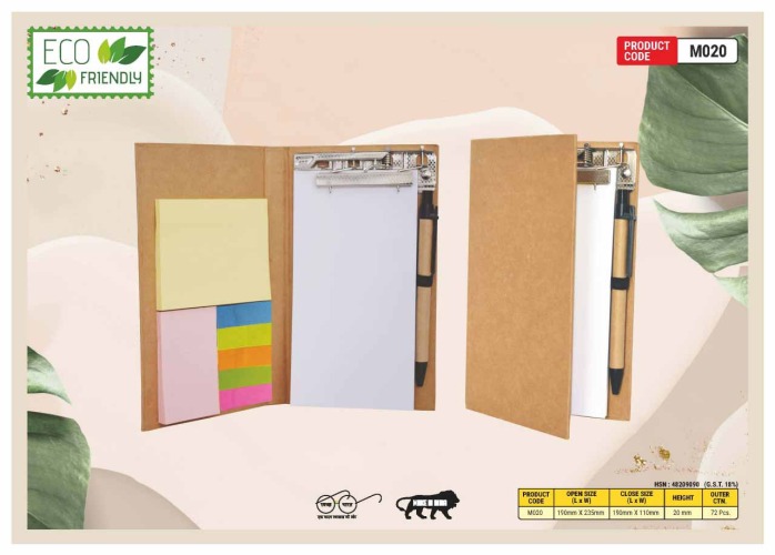 Eco Friendly Mini Clipboard Pad With Sticky Note M020