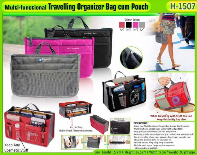Multi-Functional Travelling Organizer Bag Cum Pouch H-1507