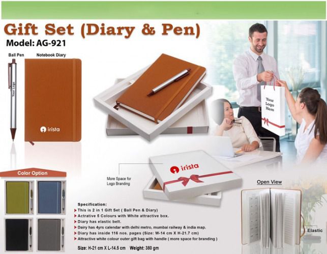 Gift Set Diary and Pen AG 921