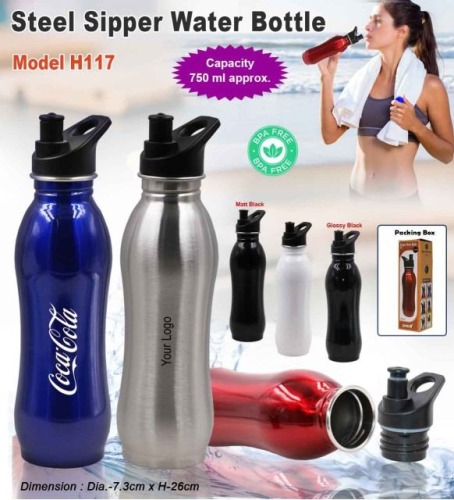 Steel Sipper Water Bottle H117
