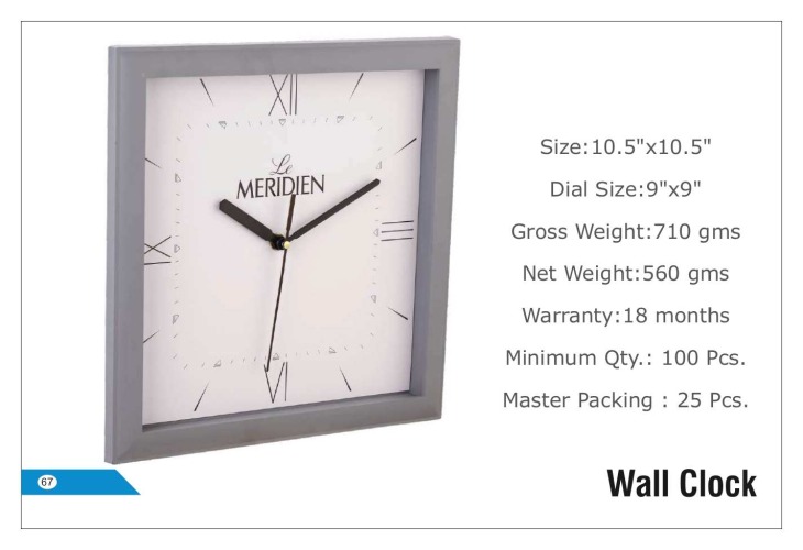 Meridien Wall Clock 67