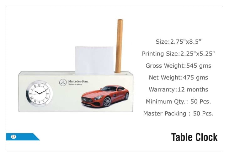 Mercedes-Benz Table Clocks 37