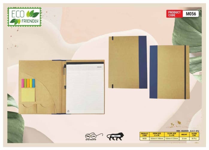 A4 Size Eco Friendly Sticky Note Pad With Writing Pad M056