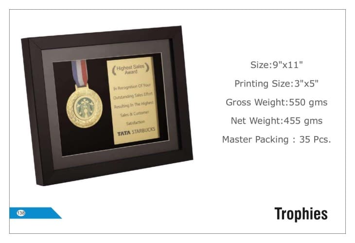 Tata Wooden  Trophies 138