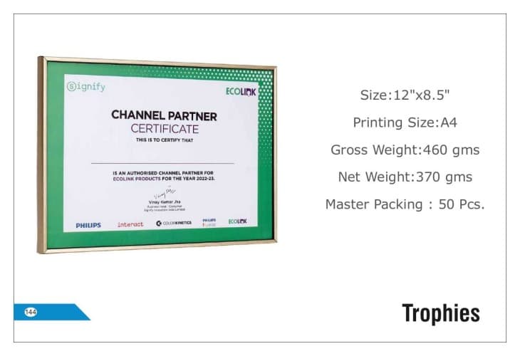Signify Wooden Trophies 144