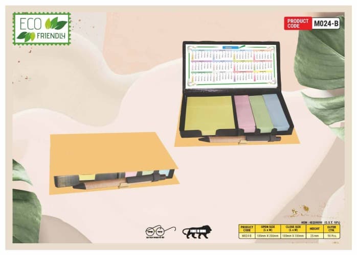 Eco Folder With Sticky Note Pad M02B