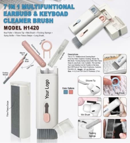 7 in 1 Multifunctional Earbuds And Keyboard Cleaner Brush H 1420