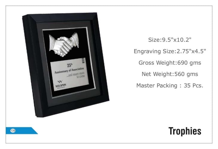 Welspun Wooden Trophies 139