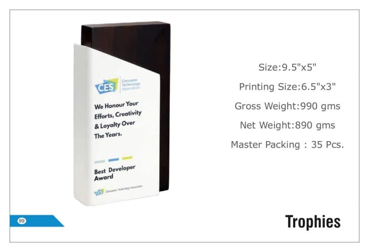 Ces Wooden  Trophies 99