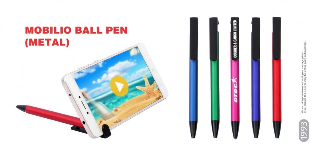 Mobilio Metalic Color Black Parts Pen
