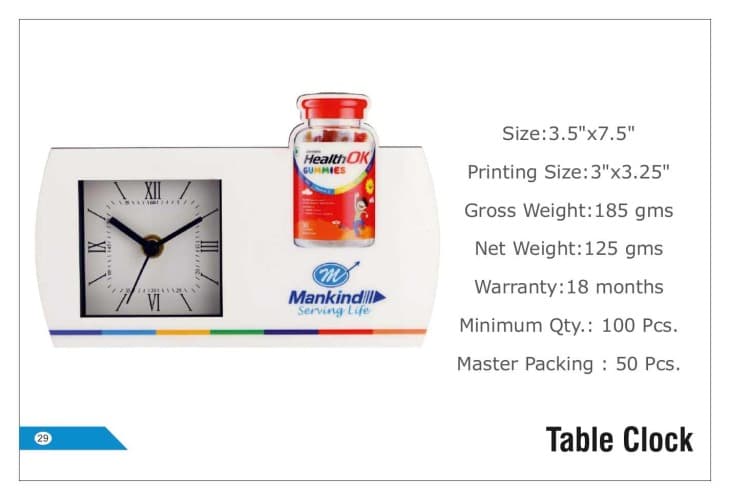 Mankind Table Clocks 29