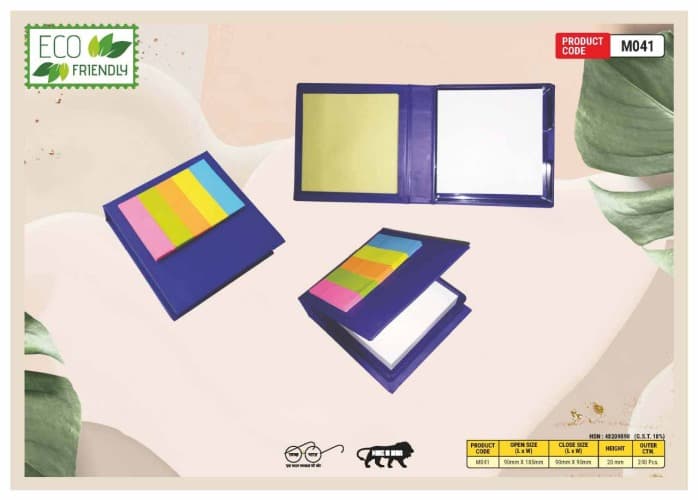 3 X 3 Cube With Sticky Note M041