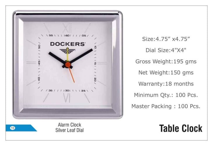 Dockers Table Clocks 10