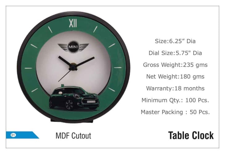 Mini Table Clocks 01