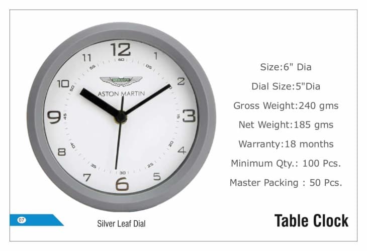 Aston Martin Table Clocks 07