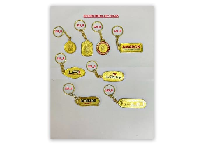 Golden Meena Key Chains A